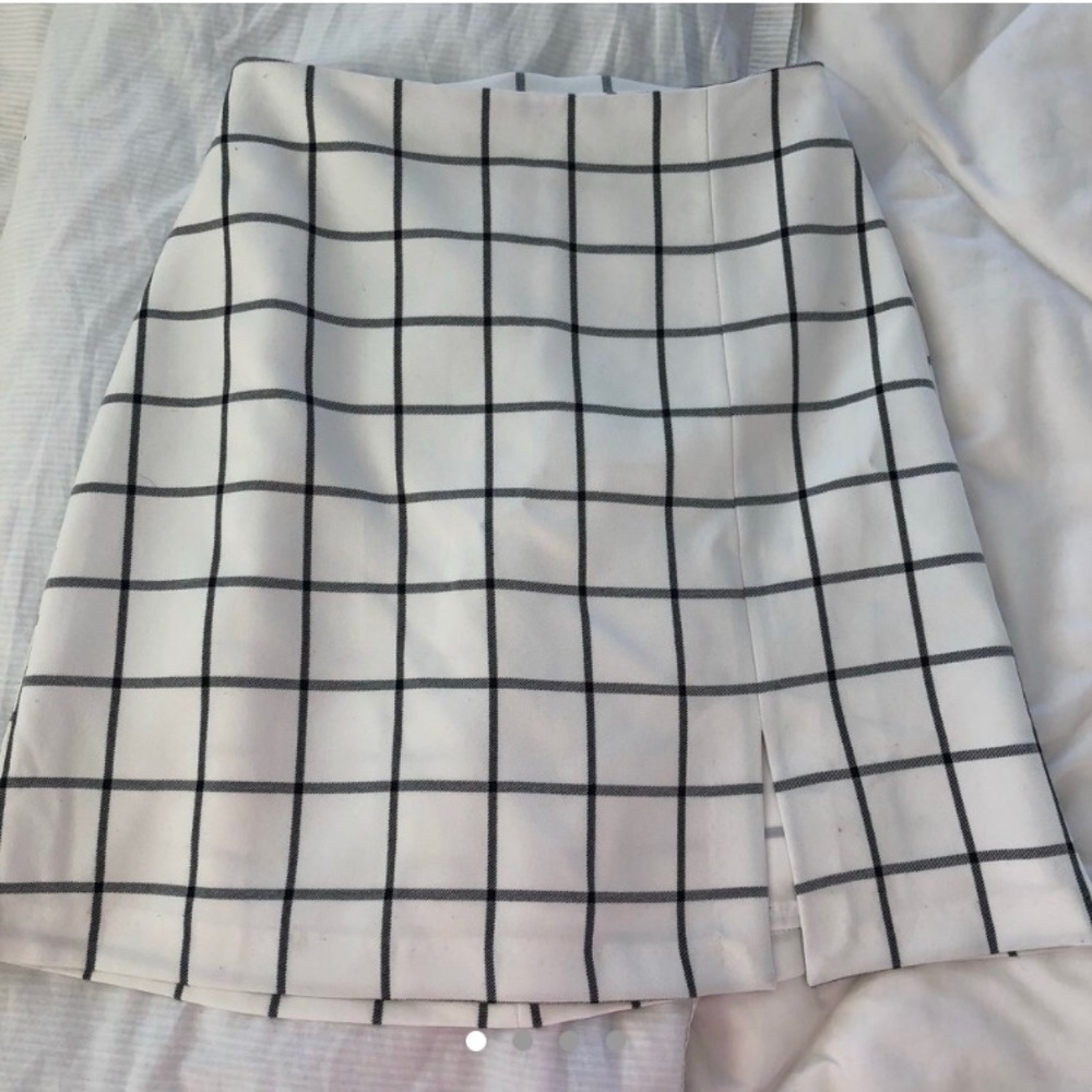 ASOS Grid Print Skirt